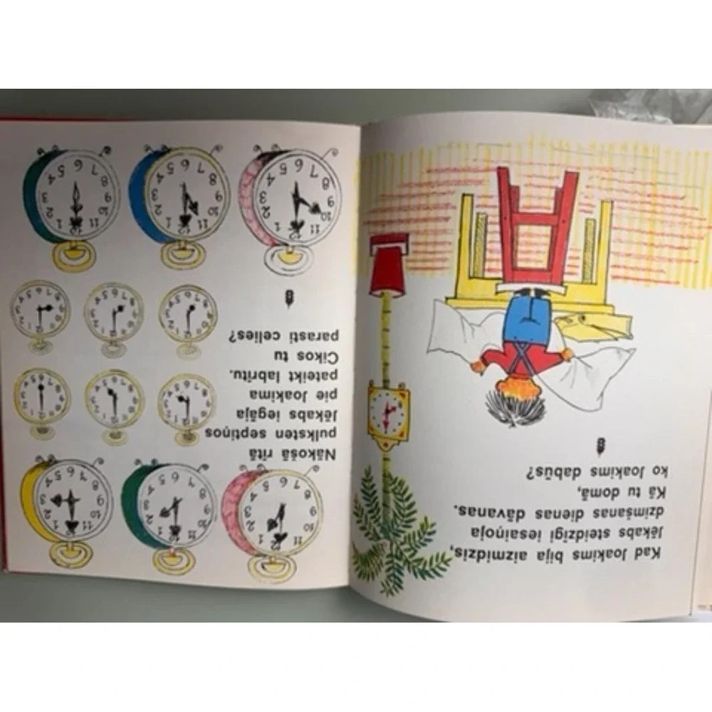 Vintage‎ Latvian Childrens Book Jacob Joachim Illustrated Nursery Decor